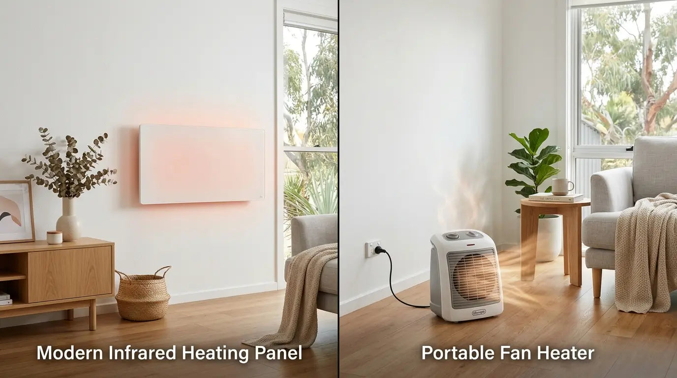 infrared heater vs fan heater australia