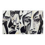 1000W UV Printed FIR Panel Heater-Abstract Cubism Canvas Art Front