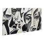 1000W UV Printed FIR Panel Heater-Abstract Cubism Canvas Art Side