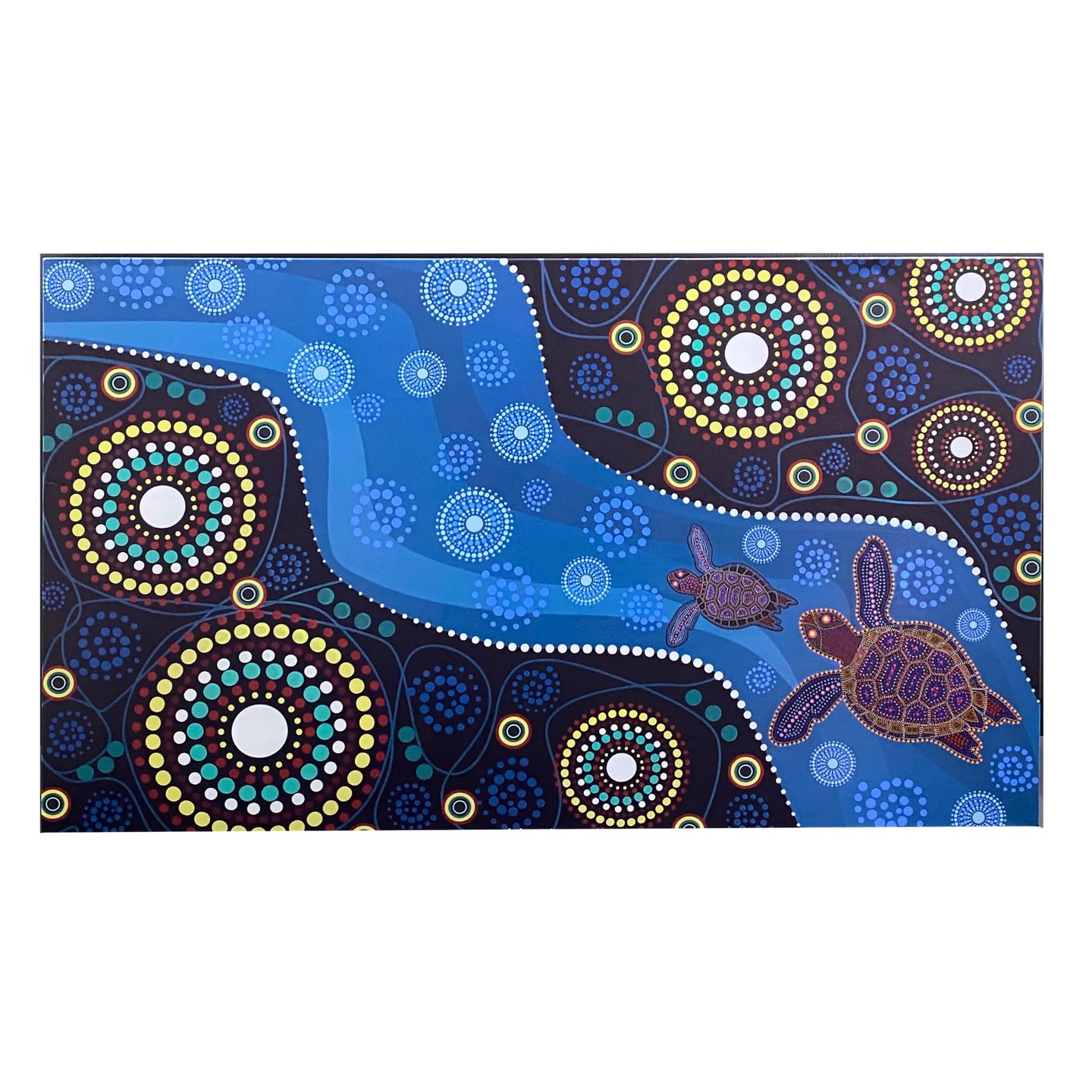 1000W UV Printed ZIGBEE Smart Panel Heater-Aboriginal Art Front