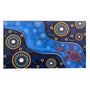 1000W UV Printed ZIGBEE Smart Panel Heater-Aboriginal Art Front