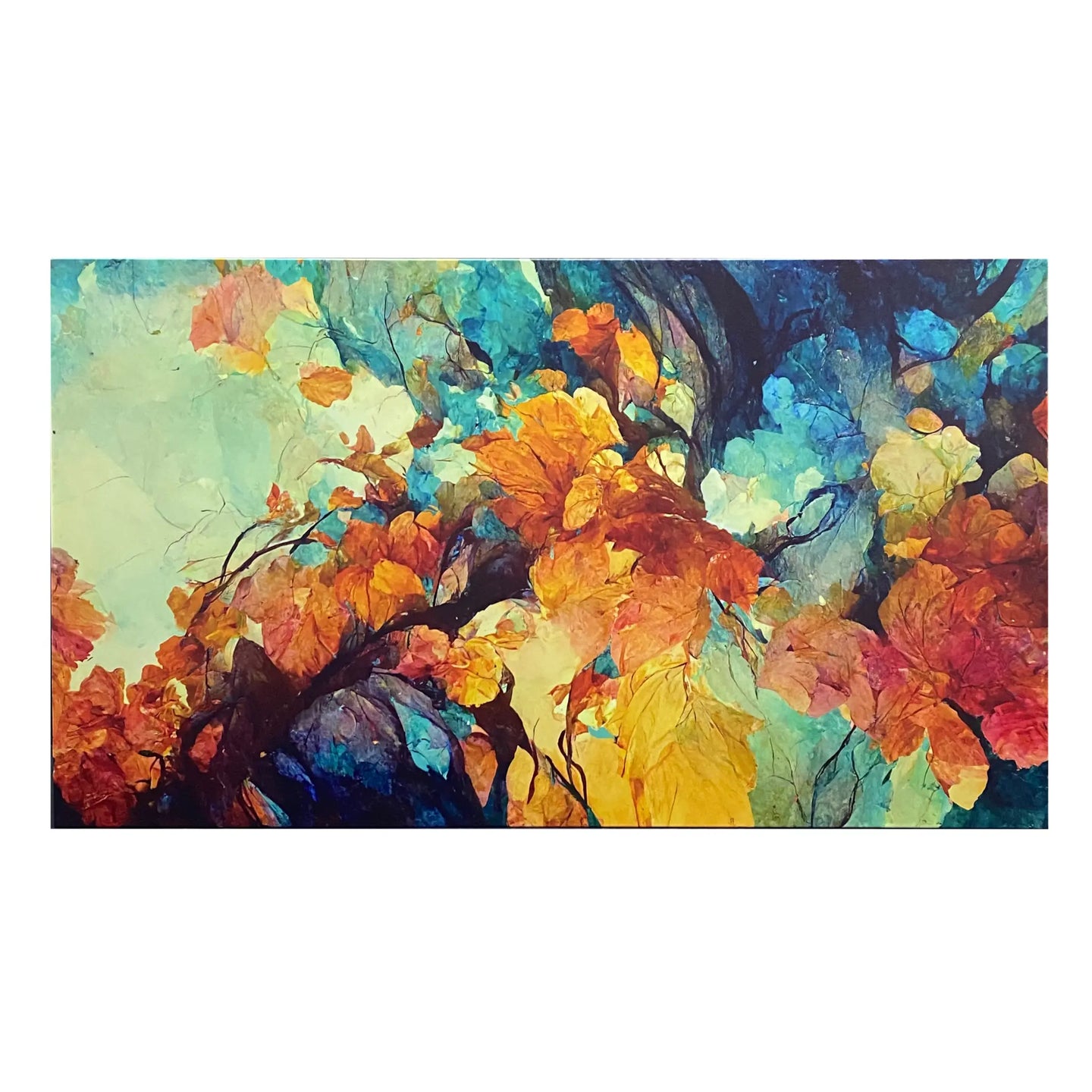 1000W UV Printed ZIGBEE Smart Panel Heater - Abstract Modern Art Front