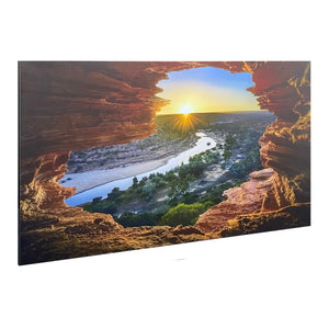 1000W UV Printed ZIGBEE Smart Panel Heater - Nature Side