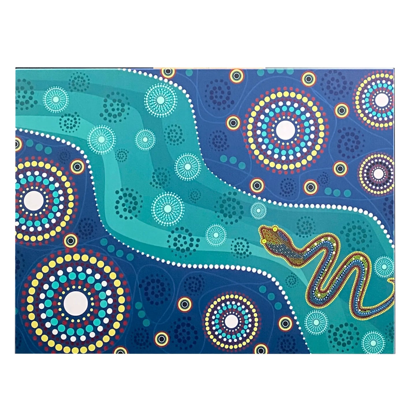 500W UV Printed ZIGBEE Smart Panel Heater-Aboriginal Art