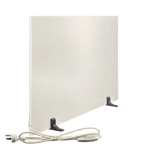 500Watt Slimline Double Sided White FAR Infrared Freestanding White Heater Right