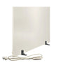 500Watt Slimline Double Sided White FAR Infrared Freestanding White Heater Right