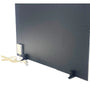 500 Watt Slimline Double Sided Black FAR Infrared Freestanding Heater Back