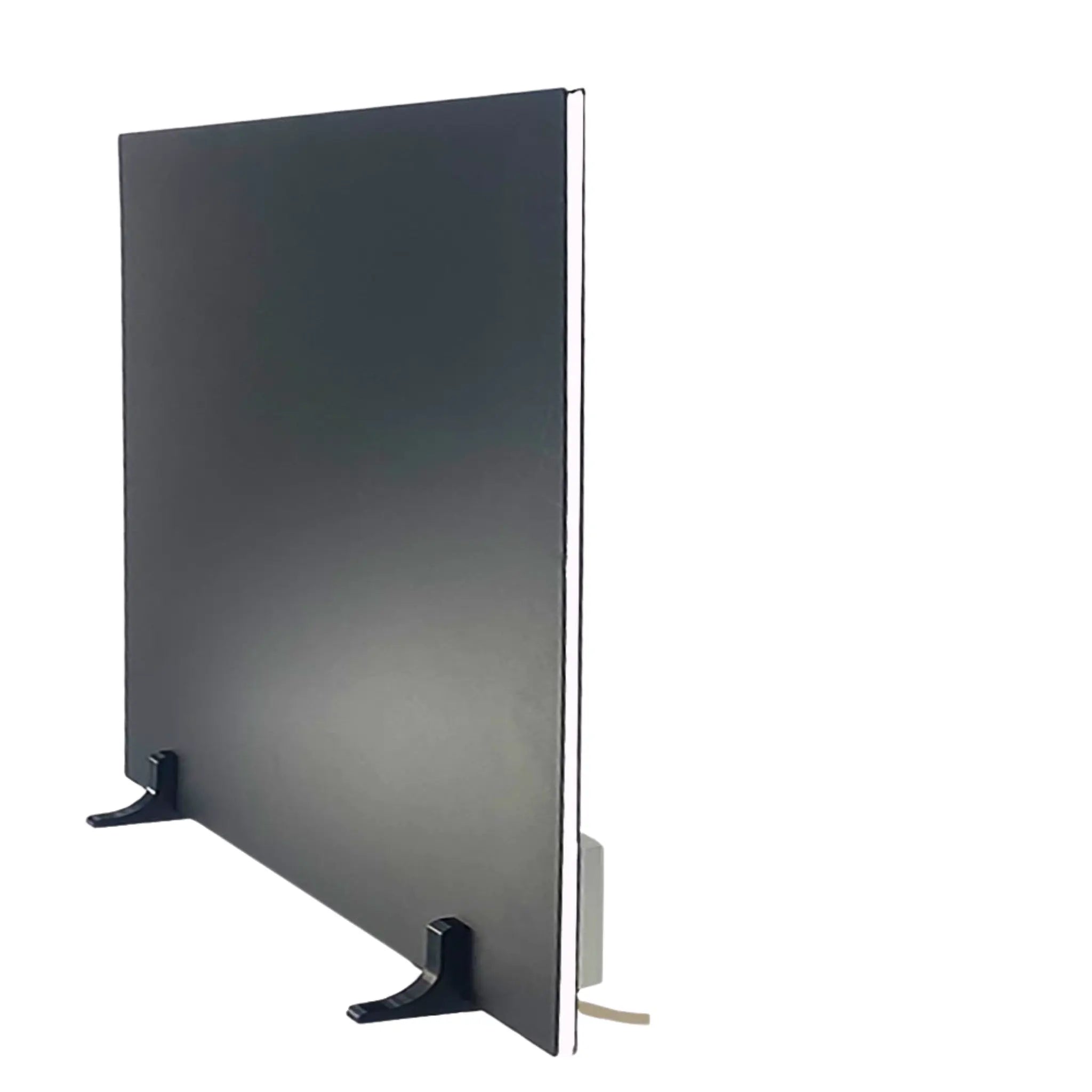 500 Watt Slimline Double Sided Black FAR Infrared Freestanding Heater Left