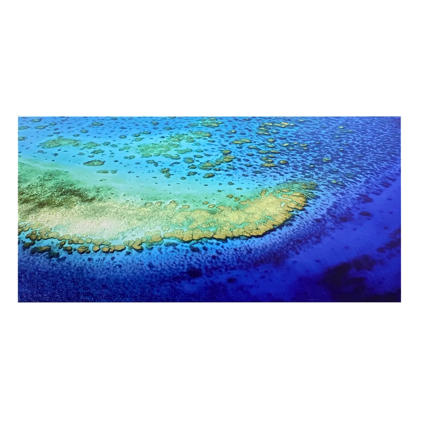 800W UV Printed ZIGBEE Smart Panel Heater - Great Barrier Reef Front