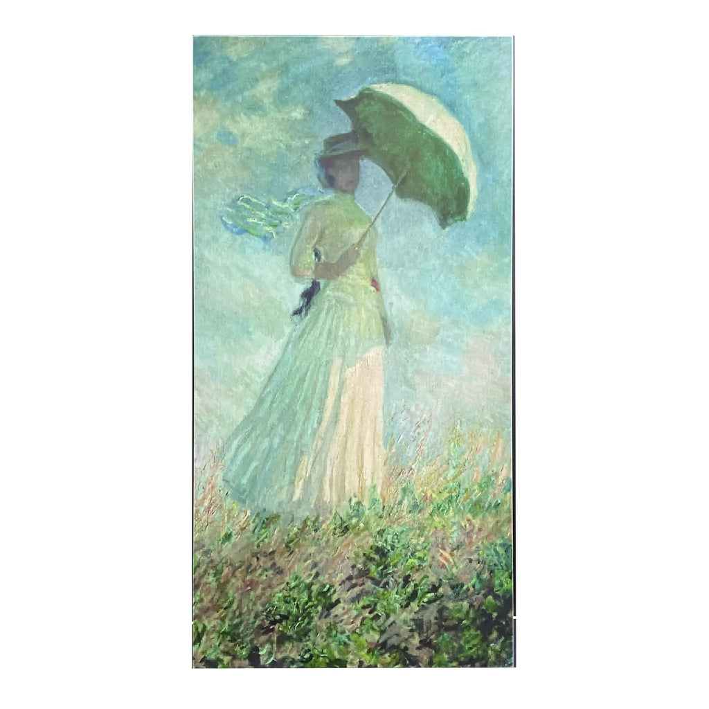 800W UV Printed ZIGBEE Smart Panel Heater - Woman with a Parasol Front