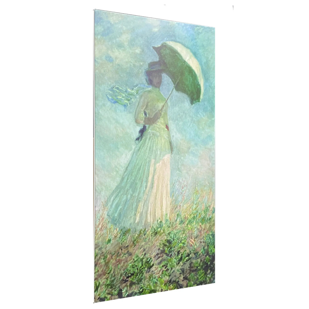 800W UV Printed ZIGBEE Smart Panel Heater - Woman with a Parasol Side