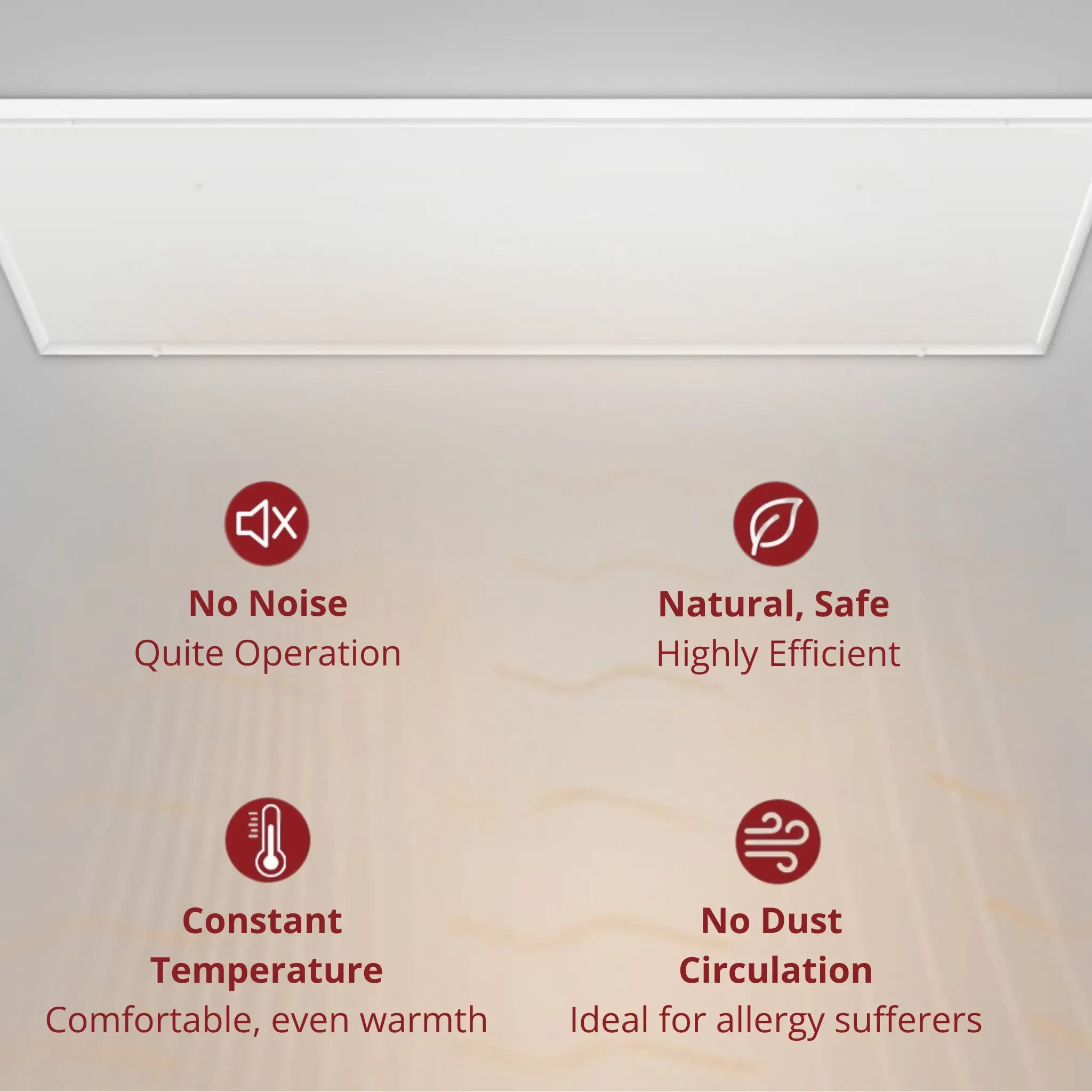 HH Series FIR Panel Heating Features