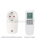 Plug-In External Thermostat with Remote Control