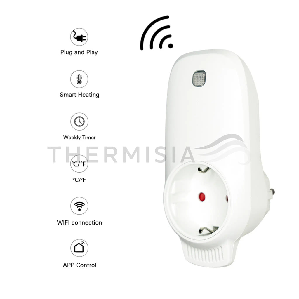 Plug-In WiFi External Thermostat