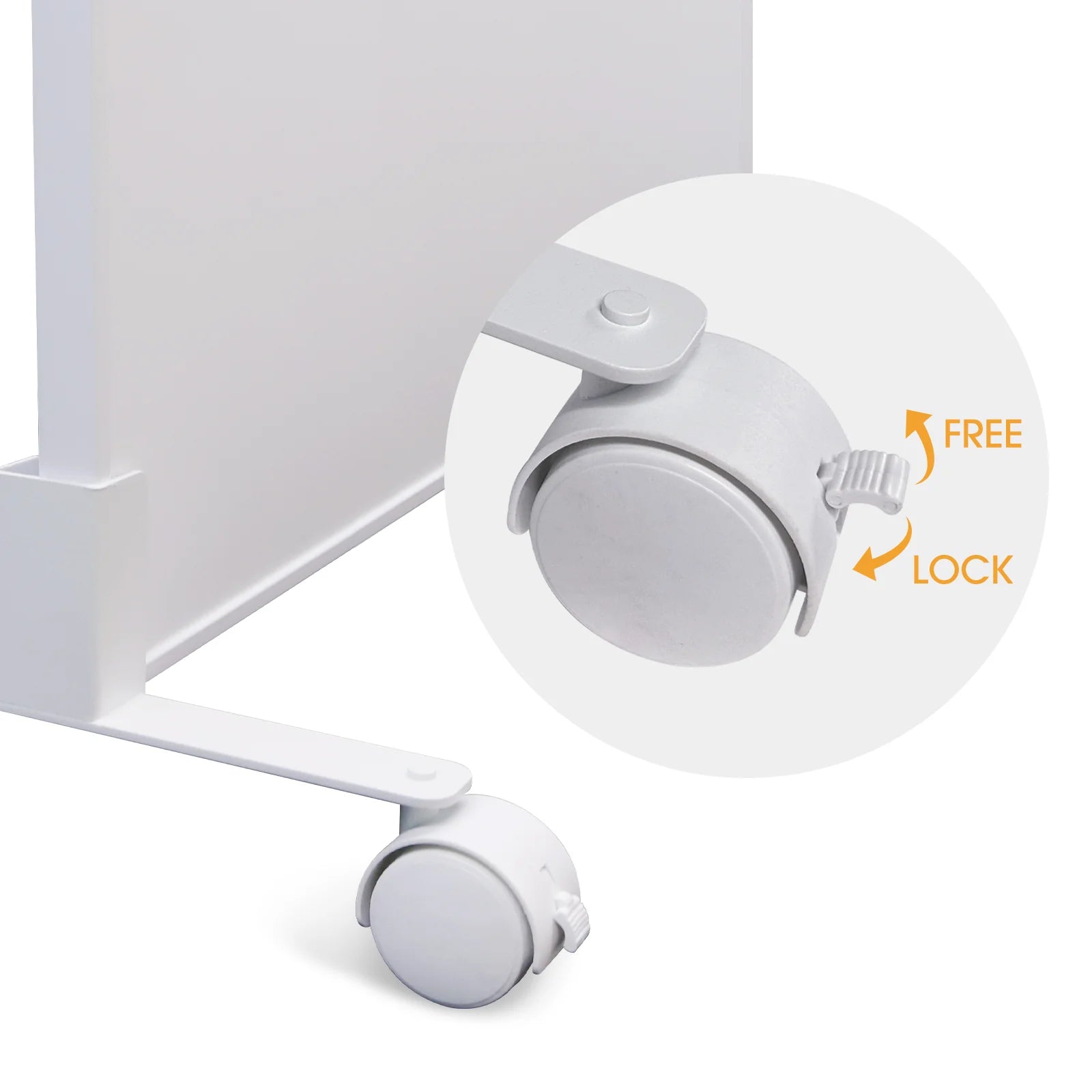 Portable Wheel Feet for A F Series Panel Heaters Lock