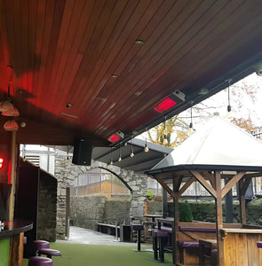 Thermisia 1200W Ruby Ceramic Outdoor Heater Business Installed