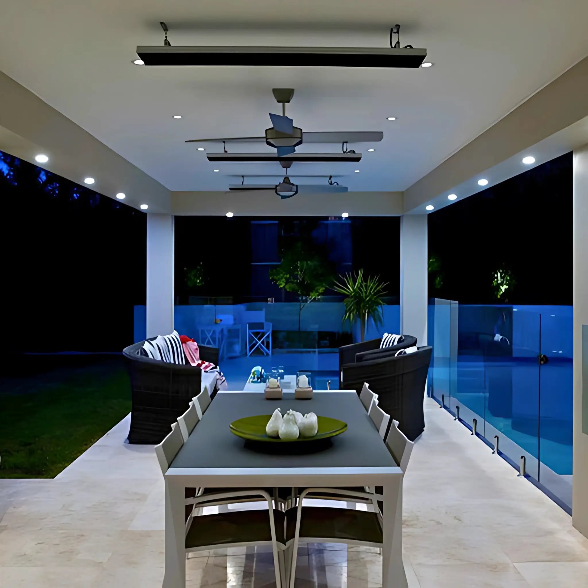 Thermisia 2400W Zero Outdoor Heater patio ceiling mount