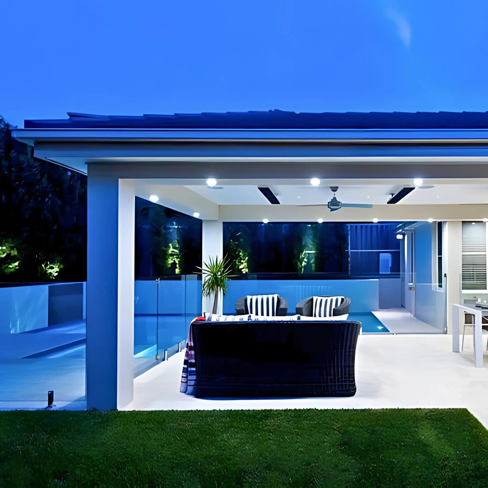 Thermisia 2400W Zero Outdoor Heater patio install