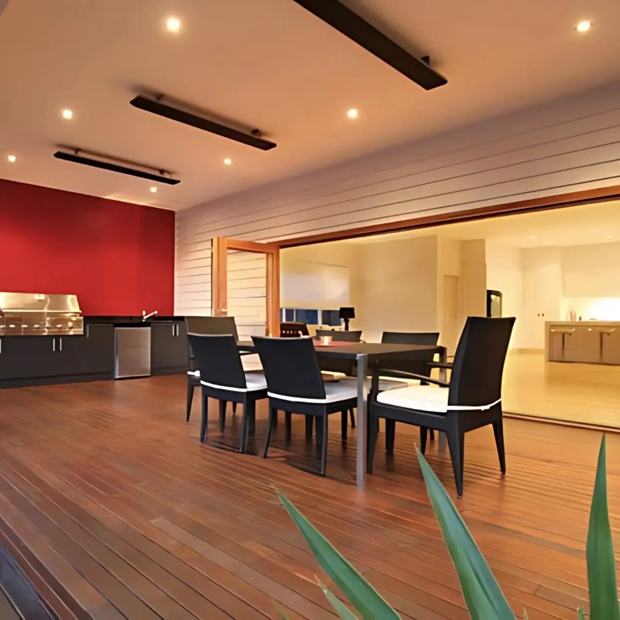 Thermisia 2400w outdoor power heaters ceiling installs