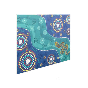 Thermisia 500W UV Printed FIR Aluminium Panel Heater-Aboriginal Art Side