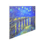 Thermisia 500W UV Printed FIR Aluminium Panel Heater-Starry Night Over the Rhone Side