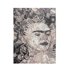 500W UV Printed Far Infrared Aluminium Panel Heater - Frida Kahlo