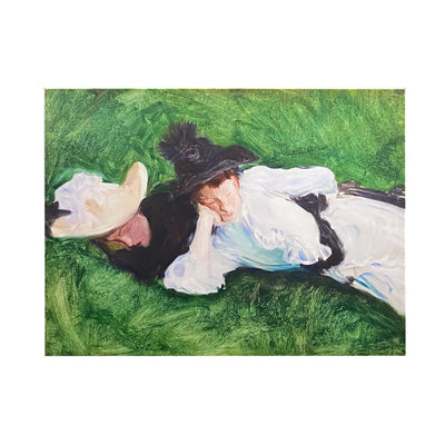 Thermisia 500W UV Printed Heater-Two Girls Lying on the Grass-Front