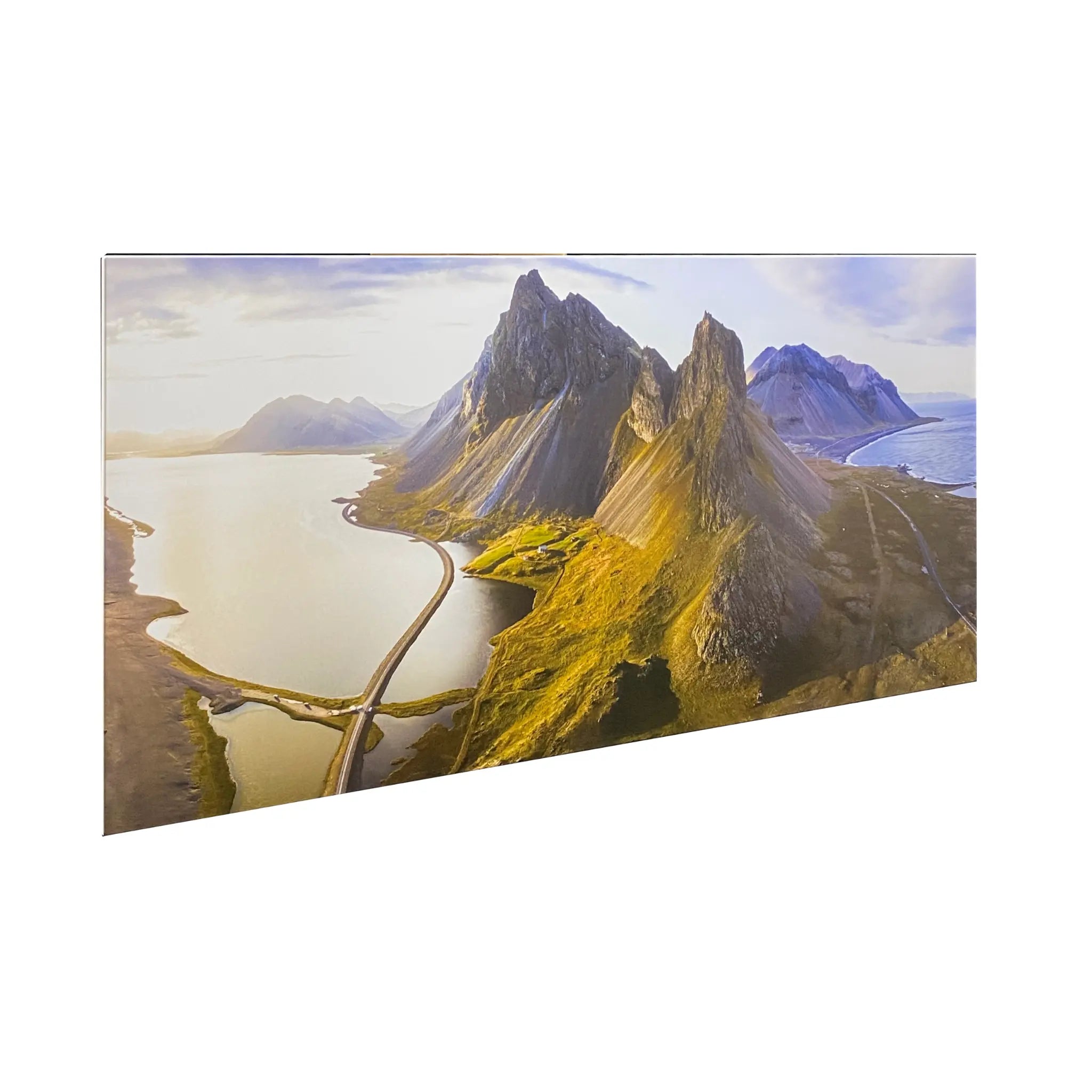 Thermisia 800W UV Printed FIR Aluminium Panel Heater-Eystrahorn Mountain Side