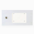 Thermisia 800W white aluminium landscape cassette back