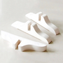 Wooden Support Feet for 500W and 800W Panel Heaters White