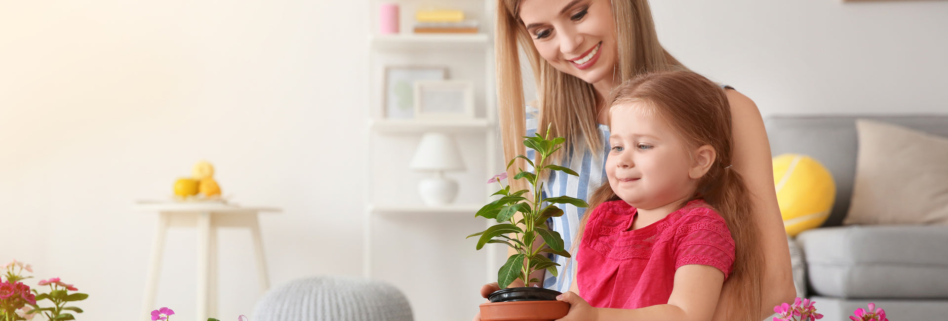 Baby and Mom in Home Heating